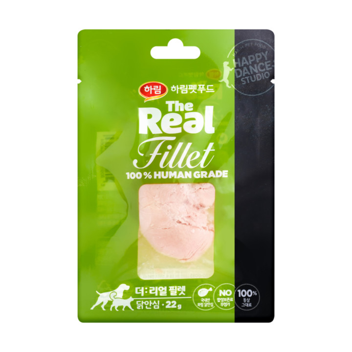 하림펫푸드 더리얼 필렛 닭안심 22g