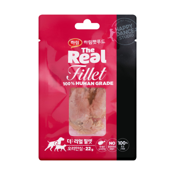 하림펫푸드 더리얼 필렛 오리안심 22g