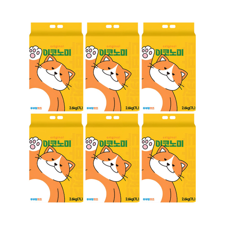 두부랑 캣츠 이코노미 오리지날 7L 6묶음