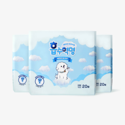 흡수혁명 배변패드 대형 20매