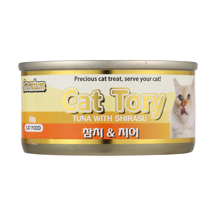 프리미엄 캣토리 참치&치어 캔 80g