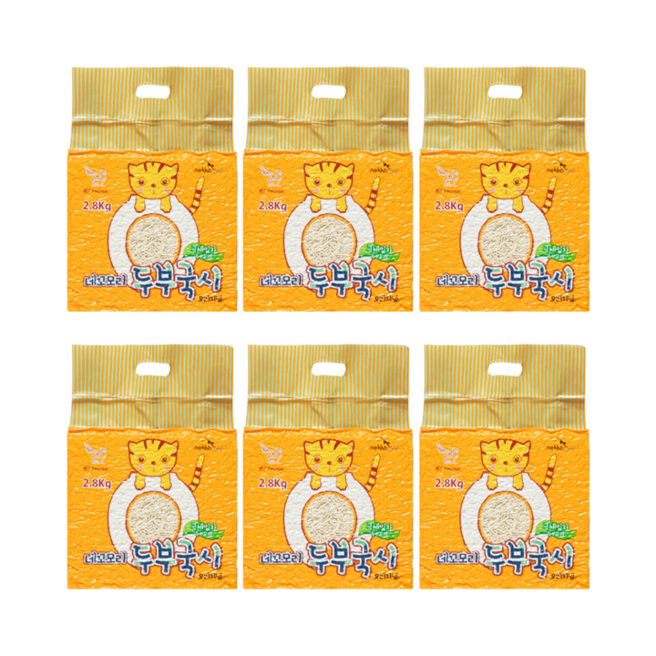 네꼬모리 두부국시 극세입자 오리지널 2.8kg 6묶음