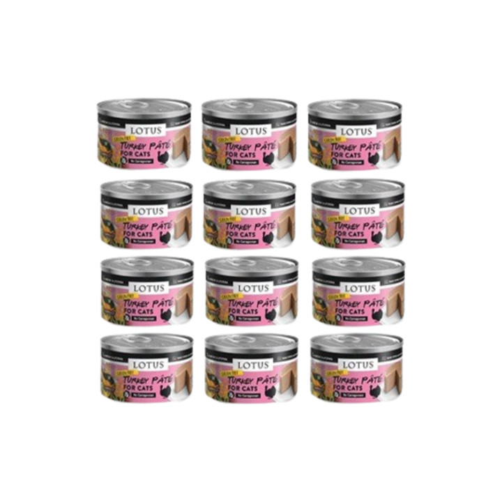 로투스 그레인프리 파테 터키&야채 캔 78g