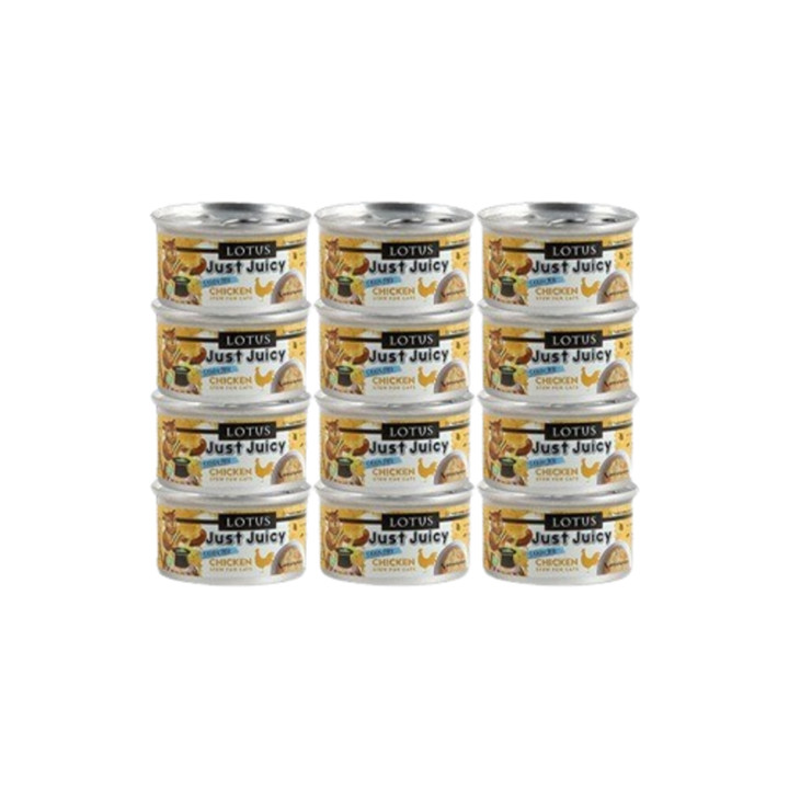 로투스 그레인프리 저스트 쥬시 치킨 캔 70g