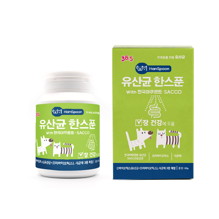 38.5℃ 프리미엄 유산균 한스푼 60g