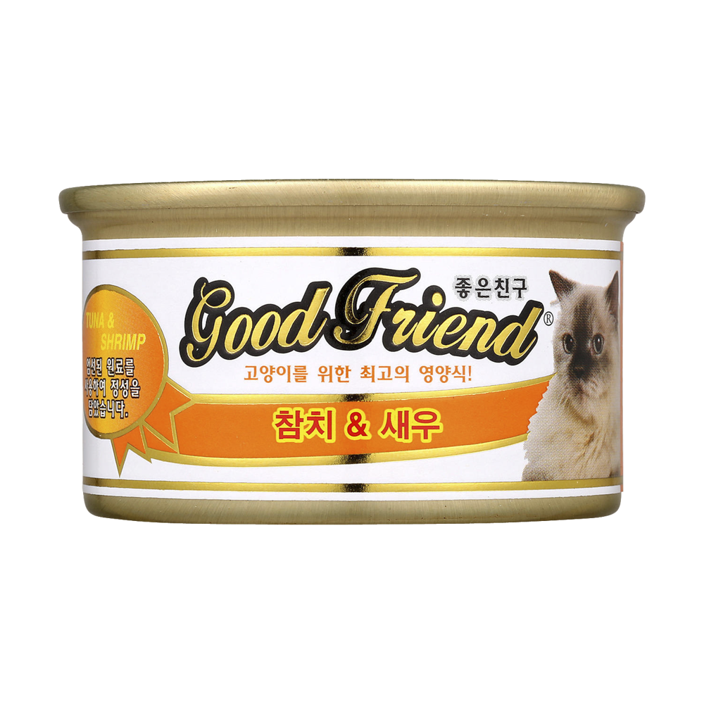 굿프랜드 참치&새우 캔 85g