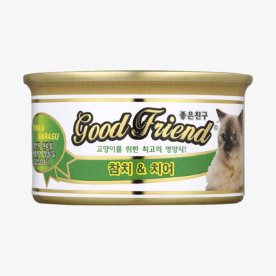 굿프랜드 참치&치어 캔 85g