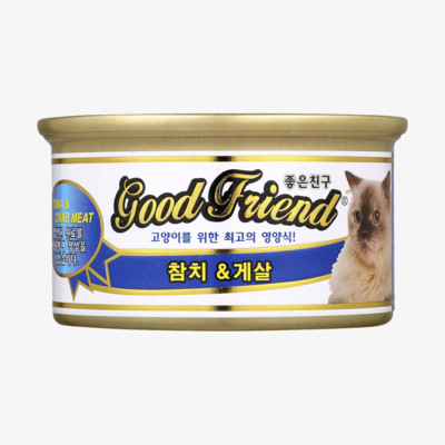 굿프랜드 참치&게살 캔 85g