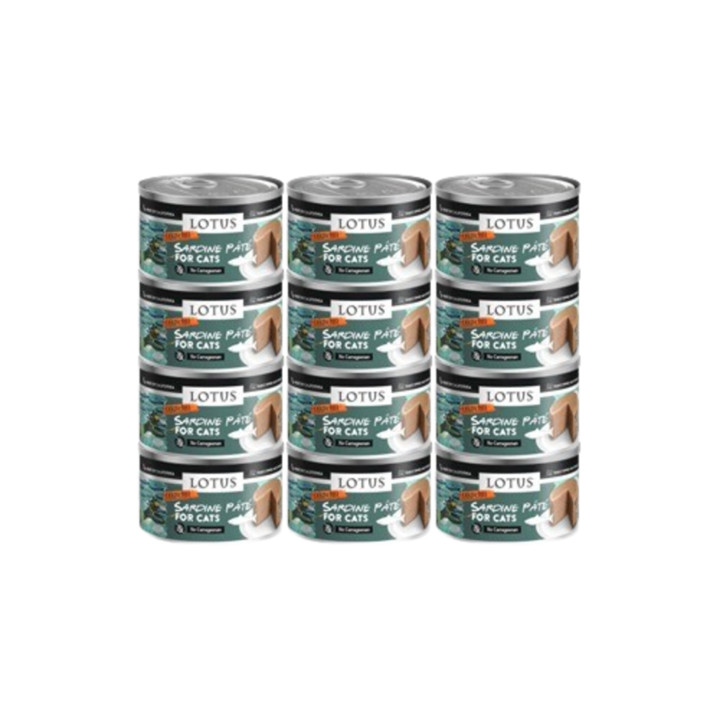 로투스 그레인프리 파테 정어리 캔 78g