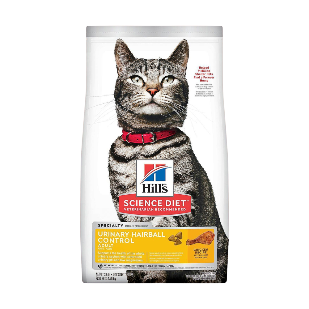 힐스 고양이 어덜트 유리너리 헤어볼 컨트롤 1.6kg