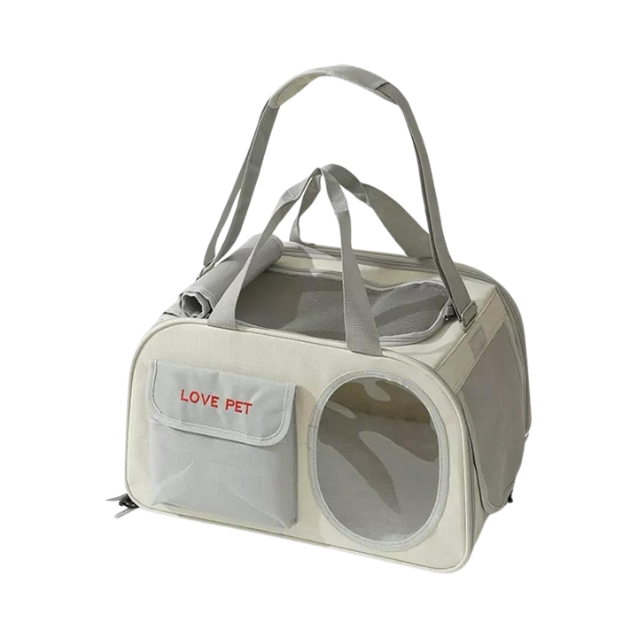 냥슬아치 러브펫 이동가방 슬링백 그레이