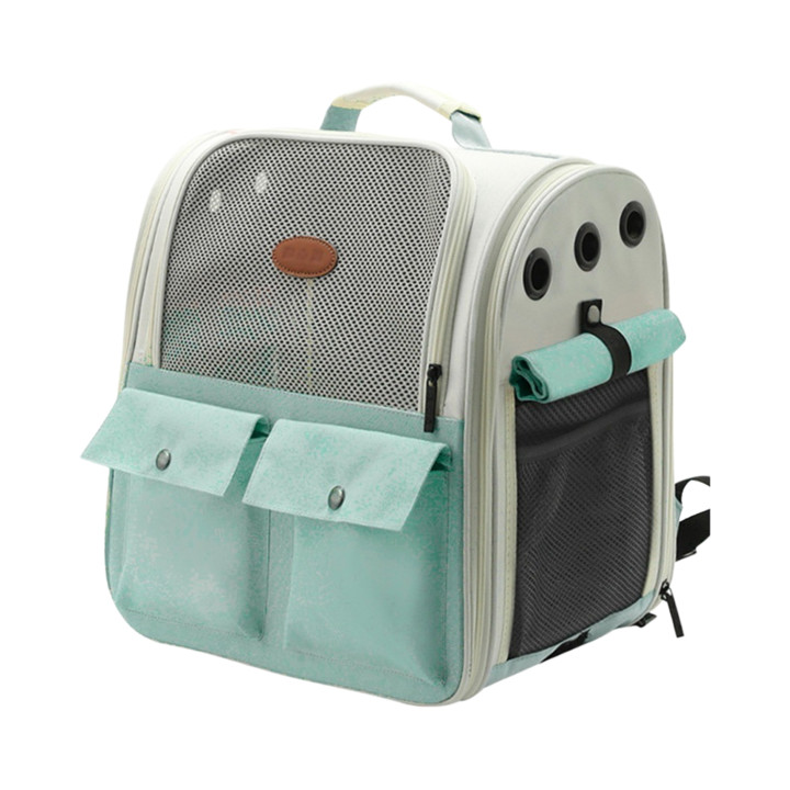 딩동펫 키치 메쉬 이동가방 백팩 민트