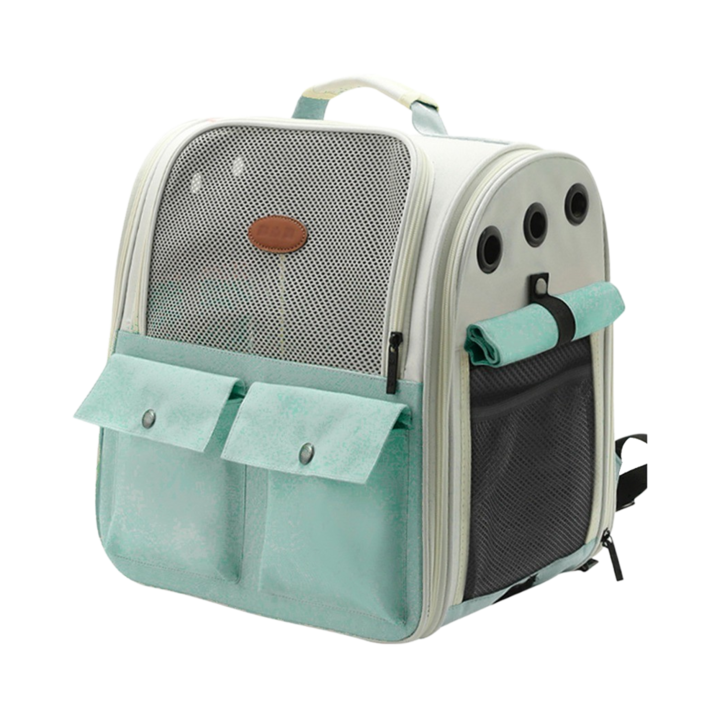 딩동펫 키치 메쉬 이동가방 백팩 민트