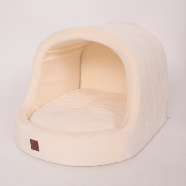 딩동펫 슬리퍼 동굴 하우스 레몬크림
