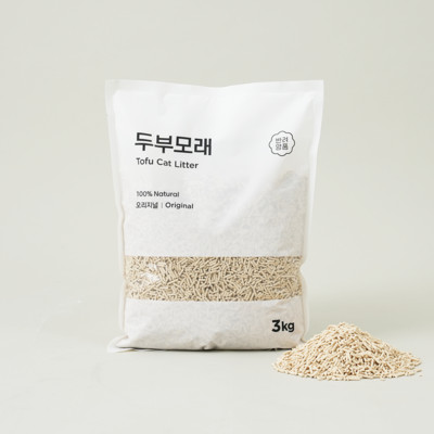 반려양품 두부모래 오리지널 3kg