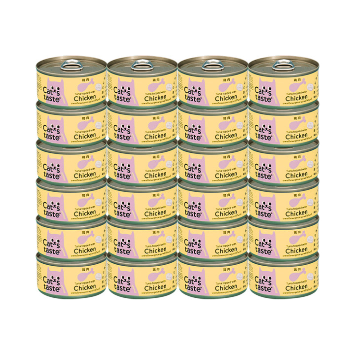 캣츠테이스트 캔 치킨 그레이비 85g 24묶음