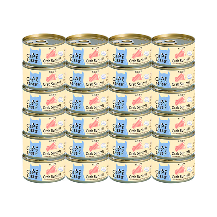 캣츠테이스트 캔 게맛살 그레이비 85g 24묶음