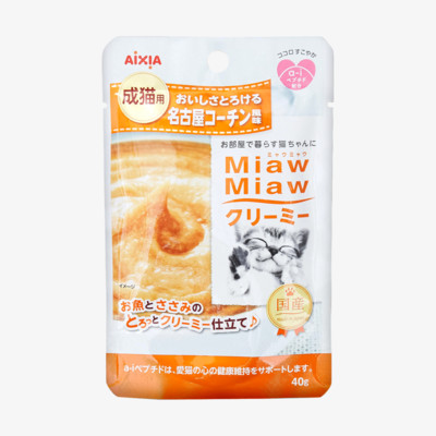 아이시아 먀우먀우 크림수프 나고야산 닭맛 40g