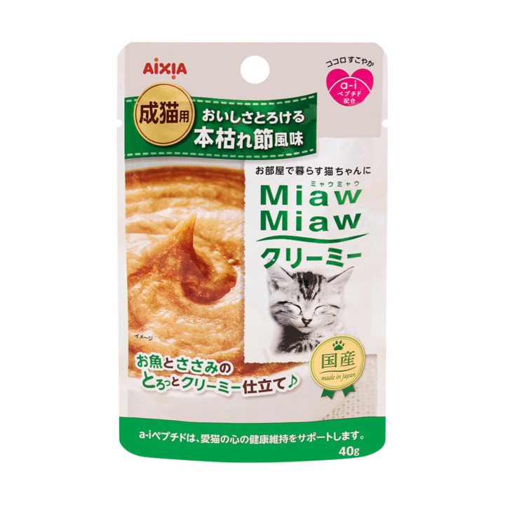 아이시아 먀우먀우 크림수프 가다랑어포맛 40g