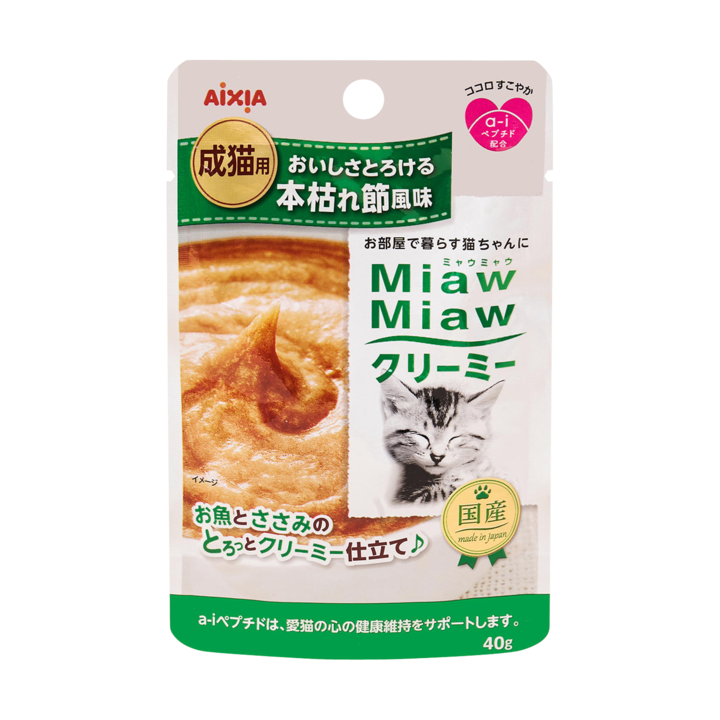 아이시아 먀우먀우 크림수프 가다랑어포맛 40g