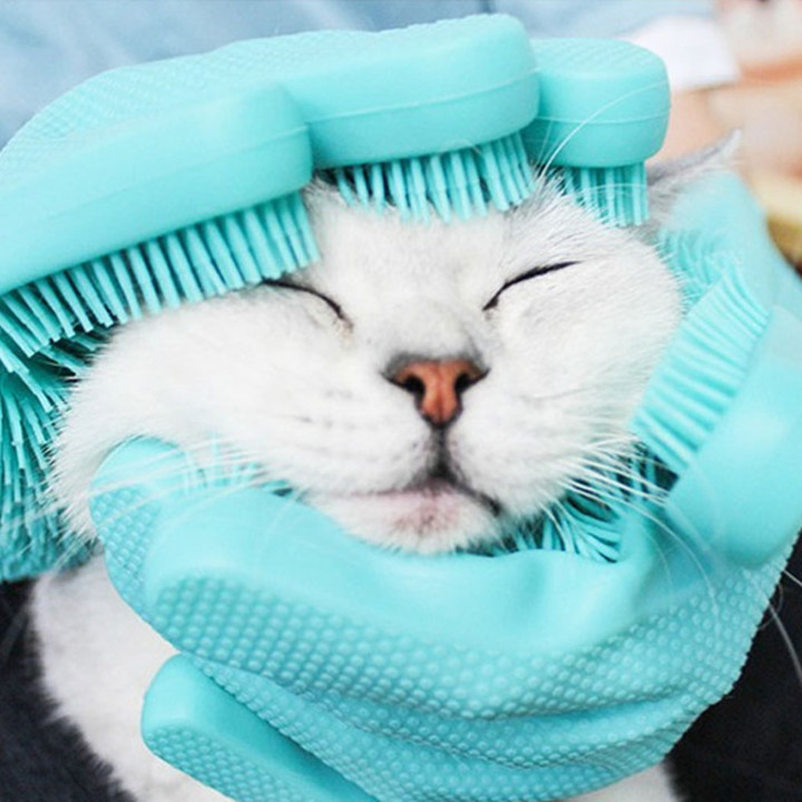 딩동펫 실리콘 죽은털 제거 장갑