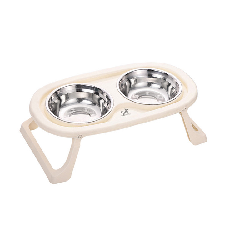딩동펫 스탠드 접이식 더블볼 스텐 식기