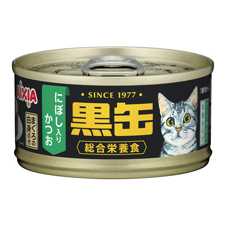 아이시아 흑관 오리지널 멸치&가다랑어&참치 캔 80g