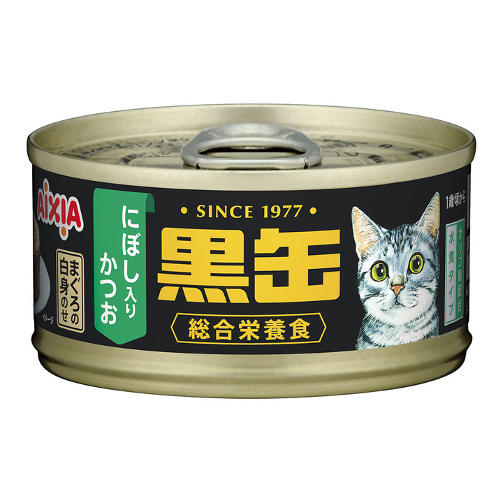 아이시아 흑관 오리지널 멸치&가다랑어&참치 캔 80g