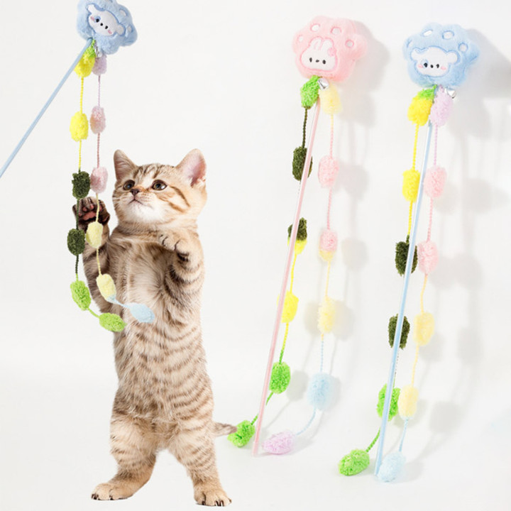 딩동펫 젤리 딸랑 낚시대 2종 세트