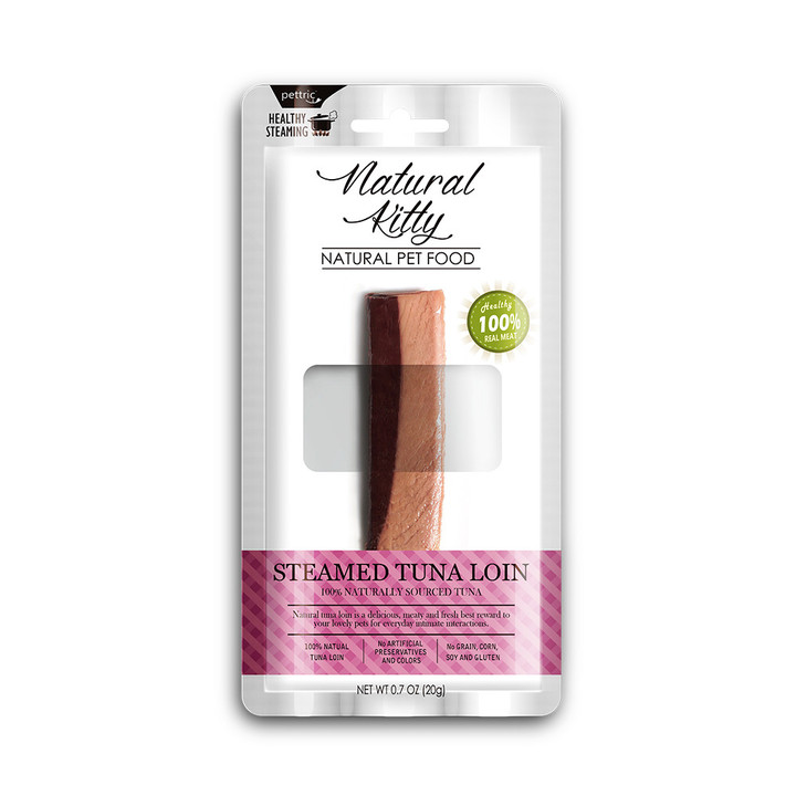 내추럴키티 통살 시리즈 참치 등살 20g