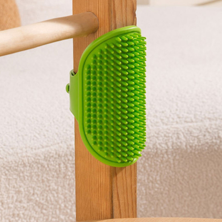 크레용펫 실리콘 쓰담 마사지 브러쉬