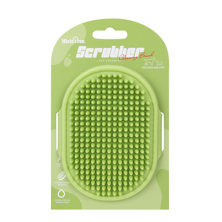 크레용펫 실리콘 쓰담 마사지 브러쉬