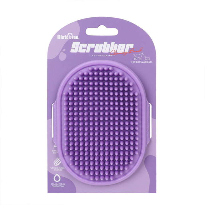 크레용펫 실리콘 쓰담 마사지 브러쉬