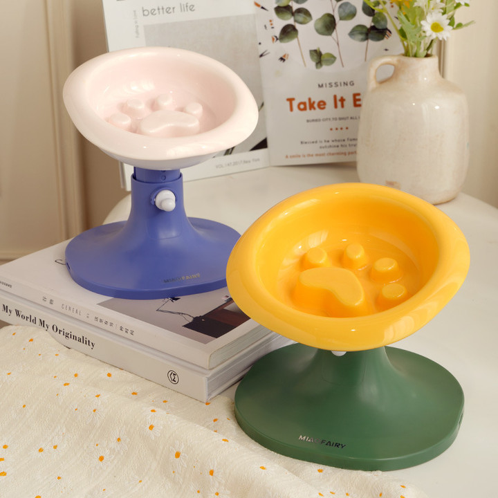 냥슬아치 높이조절 급체방지 슬로우식기