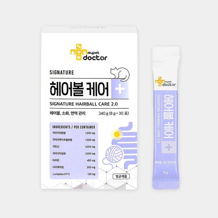 마이펫닥터 시그니처 2.0 고양이 헤어볼 영양제 240g