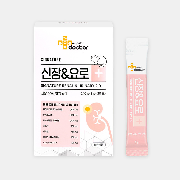 마이펫닥터 시그니처 2.0 고양이 신장&요로 영양제 240g