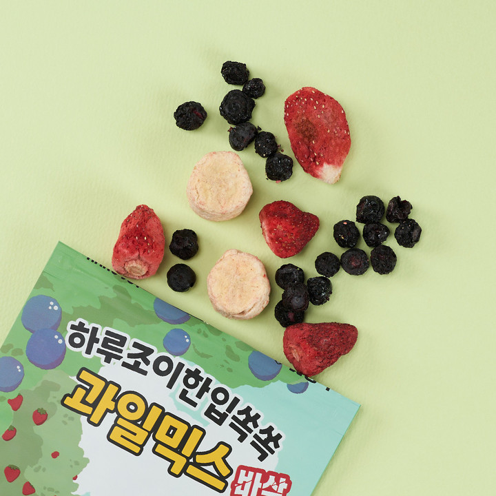 펫생각 과일믹스 동결건조 25g