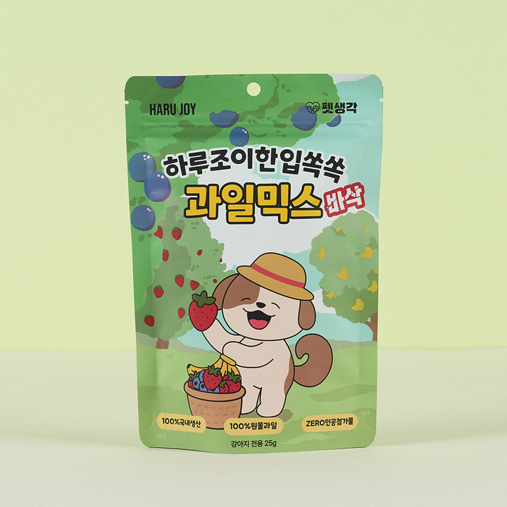 펫생각 과일믹스 동결건조 25g