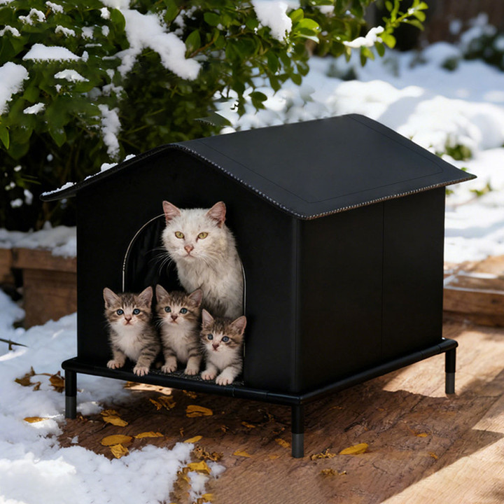 크레용펫 따숨하우스 다리형 길고양이 집(소형/중형/대형)