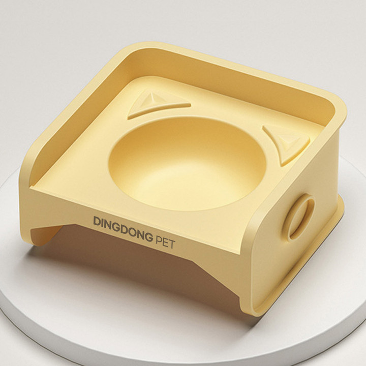 딩동펫 네모캣 식탁 흘림방지 식기
