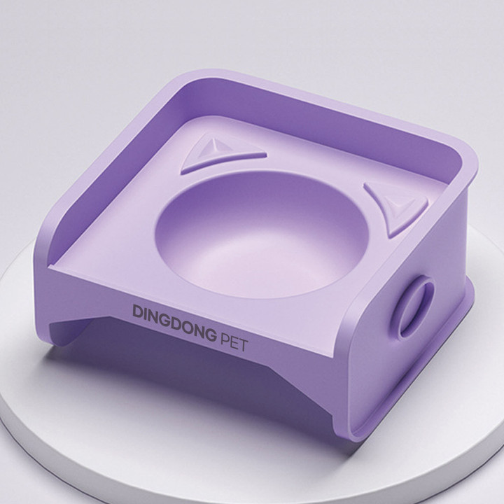 딩동펫 네모캣 식탁 흘림방지 식기