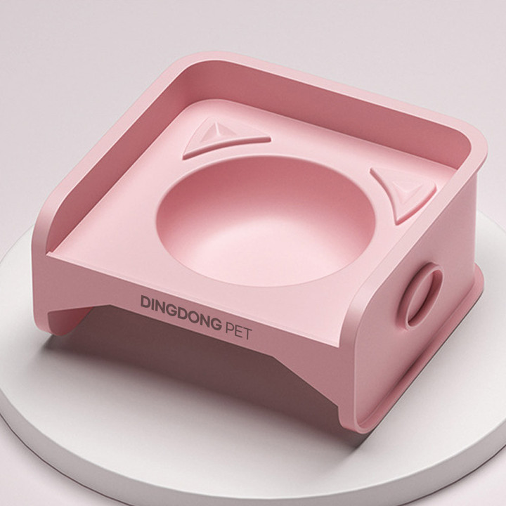 딩동펫 네모캣 식탁 흘림방지 식기