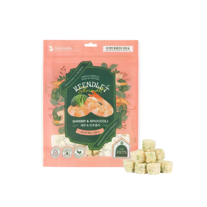 펫트리언츠 킨들릿 라지 새우&브로콜리 슈림닷 35g