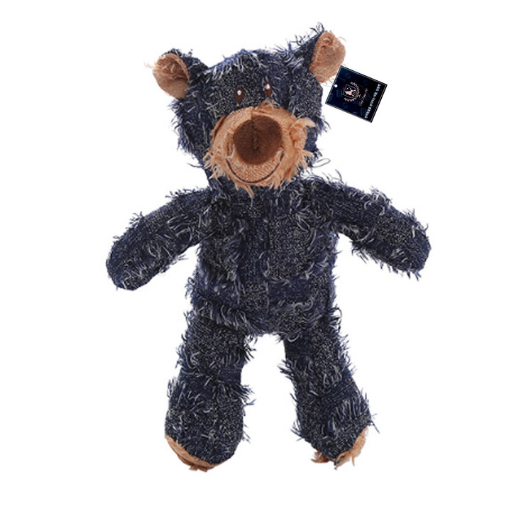 딩동펫 빈티지 러프 베어 삑삑이 애착인형