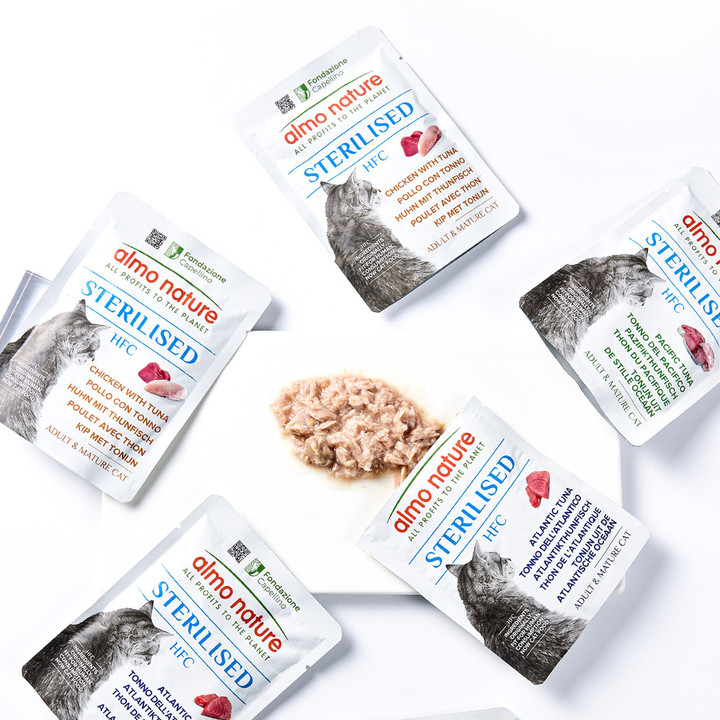 알모네이쳐 HFC 스테럴라이즈드 태평양참치 파우치 50g