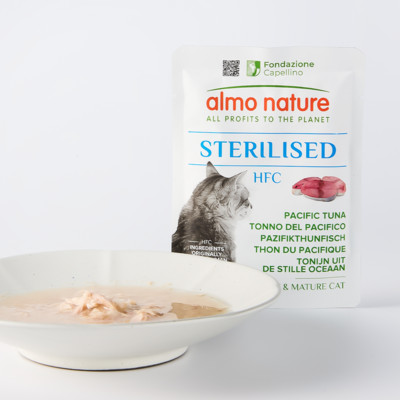 알모네이쳐 HFC 스테럴라이즈드 태평양참치 파우치 50g