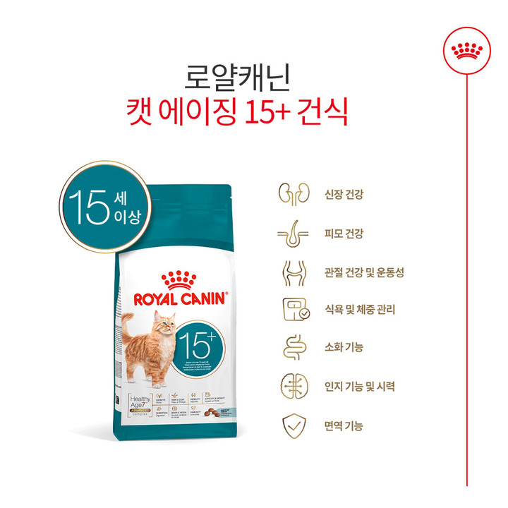 로얄캐닌 캣 에이징 15+ 4kg 관절 건강
