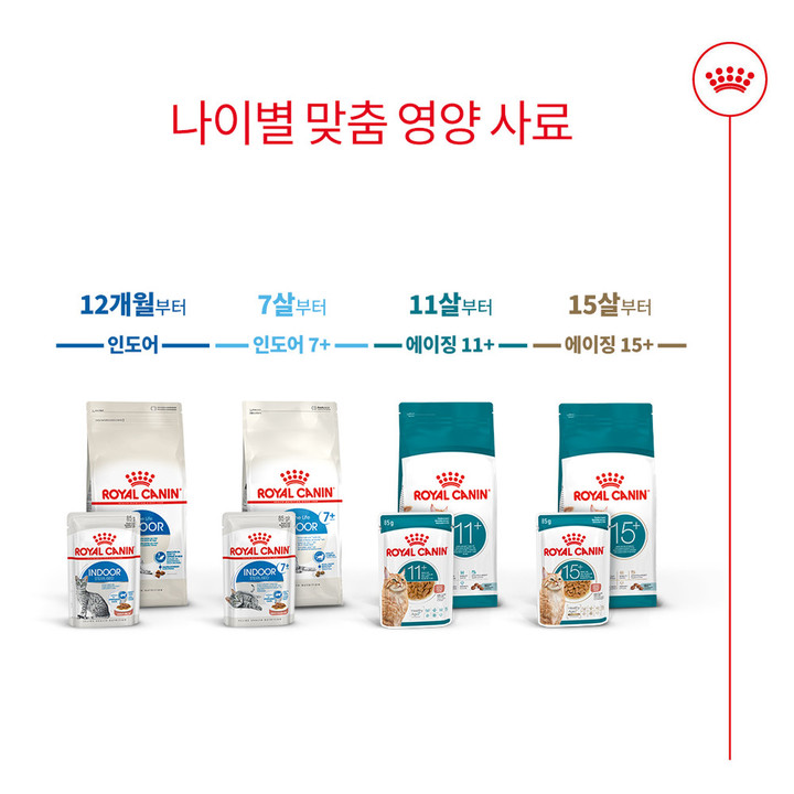 로얄캐닌 캣 에이징 15+ 4kg 관절 건강