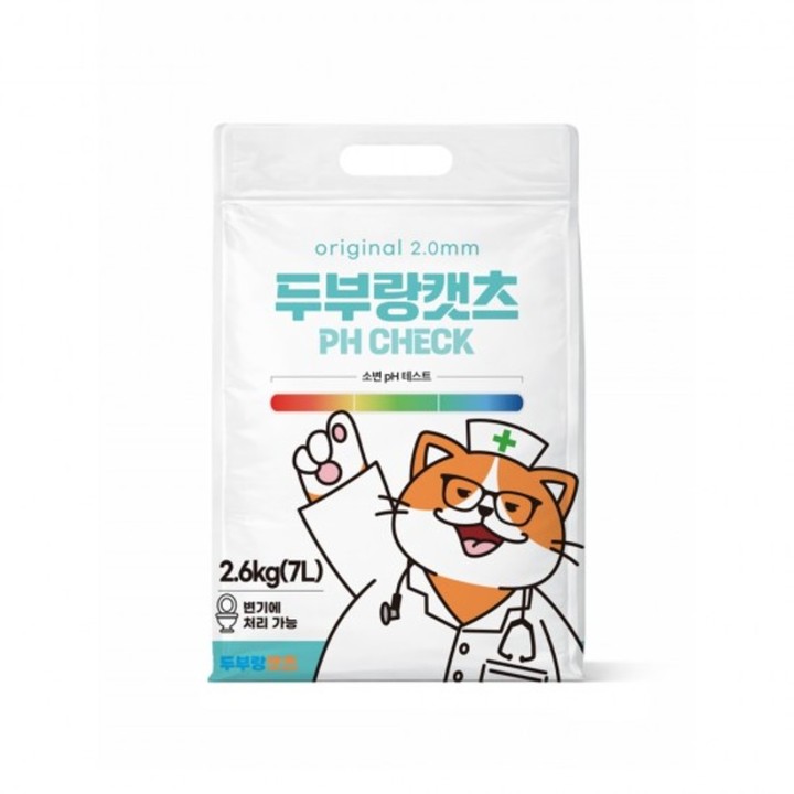 두부랑캣츠 PH 두부모래 오리지날 2.6kg
