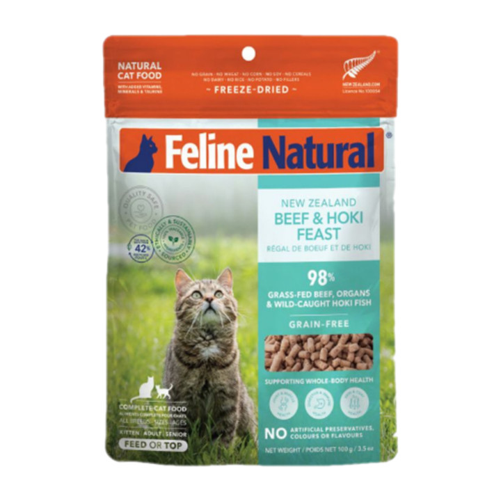 K9 Feline 동결건조 비프&호키 100g